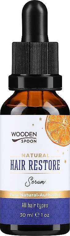 Відновлювальна сироватка для волосся - Wooden Spoon Hair Restore Serum — фото N1