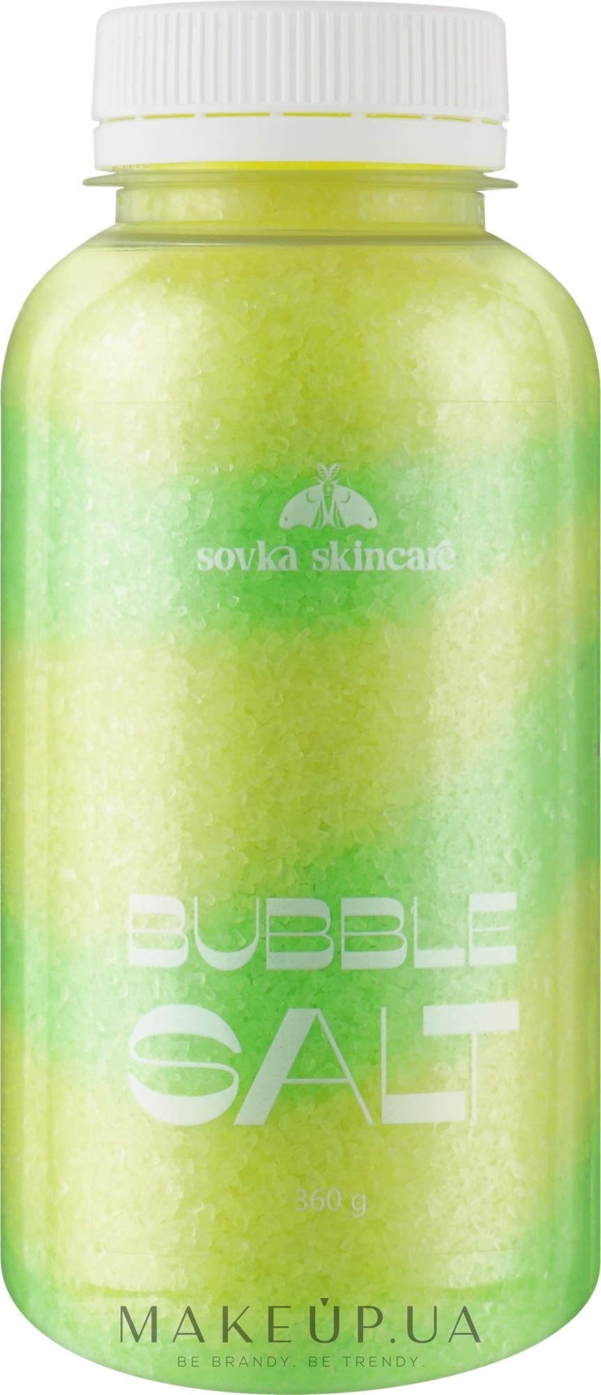 Соль-пена для ванны "Яблоко и лайм" - Sovka Skincare Bubble Salt Apple & Lime — фото 360g