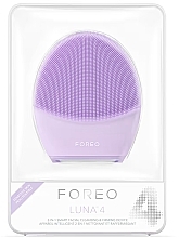 Очищающая щетка для чувствительной кожи лица - Foreo Luna 4 Sensitive Skin Lavender — фото N5