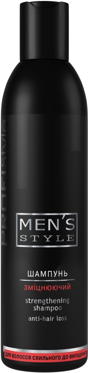 Шампунь зміцнювальний, для чоловіків - Profi Style Men's Style Strengthening Shampoo — фото N1