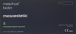Парфумерія, косметика Препарат для біоревіталізації на основі гіалуронової кислоти з біотином - Mesoestetic Mesohyal Biotin