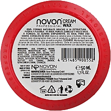 Віск для волосся сильної фіксації - Novon Professional Cream Wax Flexible Strong Hold — фото N2