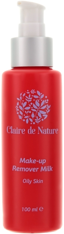 Claire de Nature Make-up Remover Milk For Oily Skin - Молочко для зняття макіяжу для жирної шкіри