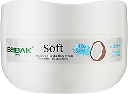 Зволожувальний крем для рук і тіла "Кокосове масло" - Bebak Laboratories Soft Moisturizing Hand & Body Cream — фото N1