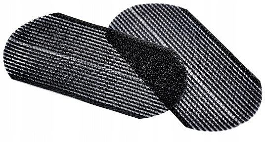 Парикмахерские зажимы-липучки, черные, 2 шт. - Xhair Barber Grip  — фото N1