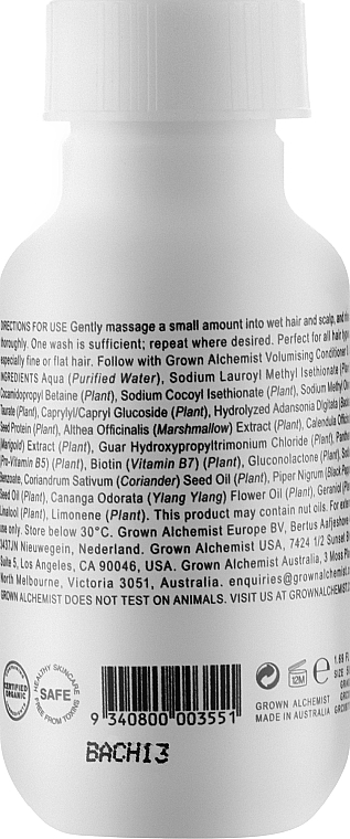 Шампунь для объема волос - Grown Alchemist Volumising Shampoo — фото N2