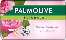 Парфумерія, косметика Мило "Молоко та олія троянди" - Palmolive Naturals Tender Sensation Soap