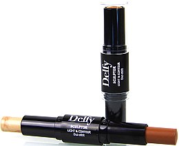 Парфумерія, косметика Подвійний олівець для контурування - Delfy Cosmetics Sculptor