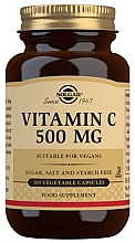 Диетическая добавка "Витамин С", 500 мг - Solgar Vitamin C — фото N1