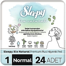 Прокладки щоденні, 24 шт. - Sleepy Bio Naturel Ped — фото N2