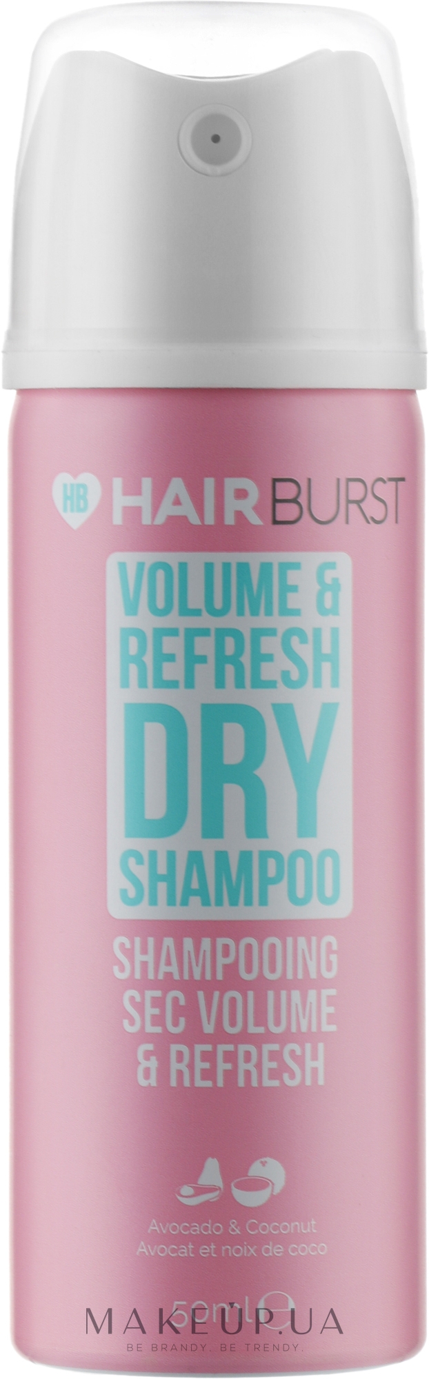 Сухой шампунь - Hairburst Volume & Refresh Dry Shampoo — фото 50ml