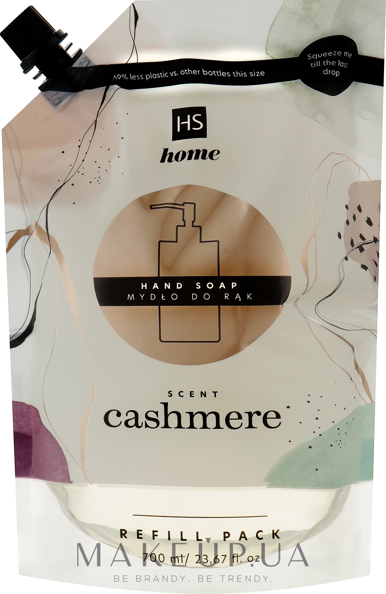 Мило рідке "Кашемір" - HiSkin Home Hand Soap Cashmere Refill Pack (змінний блок) — фото 700ml