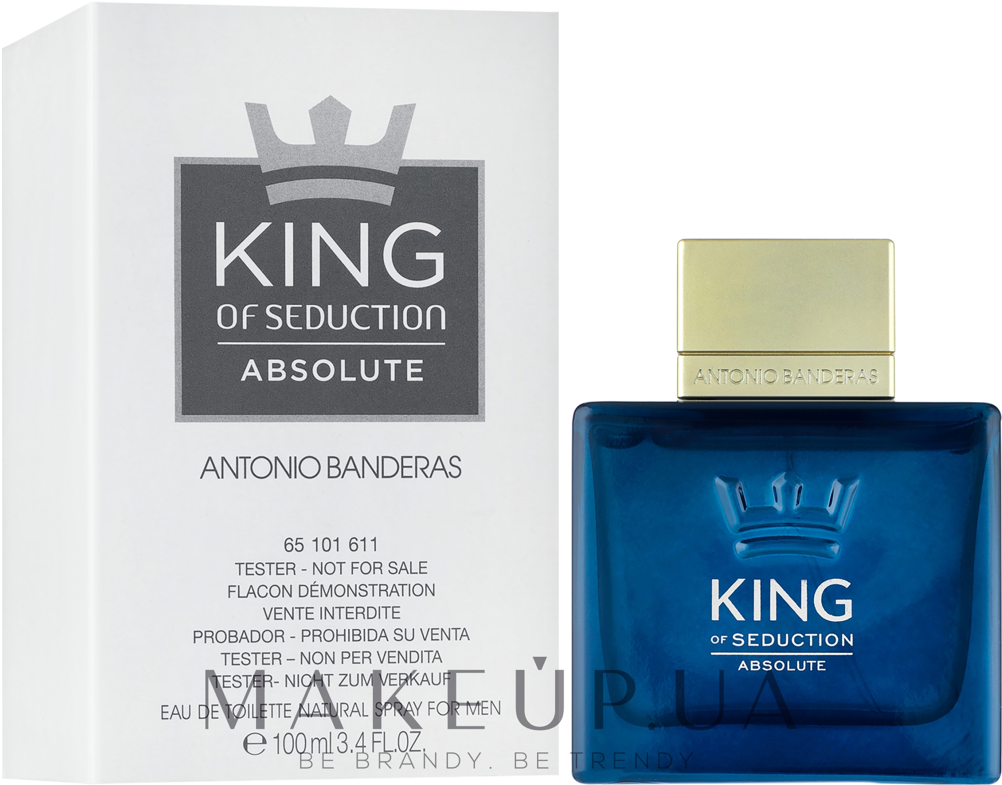 Antonio Banderas King of Seduction Absolute - Туалетна вода (тестер з кришечкою) — фото 100ml