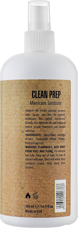 Обезжириватель для ногтей - NUB Clean Prep Manicure Sanitizer — фото N3