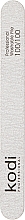 Духи, Парфюмерия, косметика Пилка для ногтей "Прямая" 100/100, серая/фиолетовая - Kodi Professional