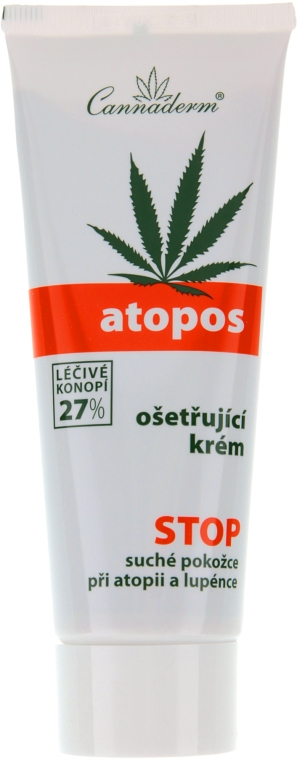 Крем для ухода за сухой, огрубевшей и шелушащейся кожей - Cannaderm Atopos Cream — фото N1