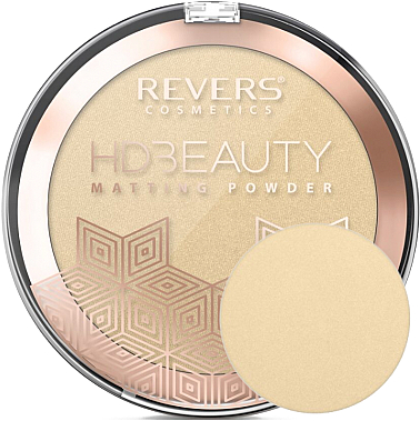 Пудра для обличчя - Revers HD Beauty Matting Powder — фото N1