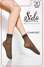 Носки женские "Comfort", 20 Den, nero - Siela — фото N1
