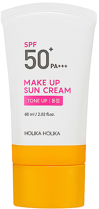 Солнцезащитный крем-база под макияж - Holika Holika Make-up Sun Cream SPF 50+ — фото N1