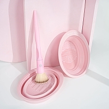 Миска-очиститель для кистей, силиконовая - Brushworks Silicone Makeup Brush Cleaning Bowl — фото N4