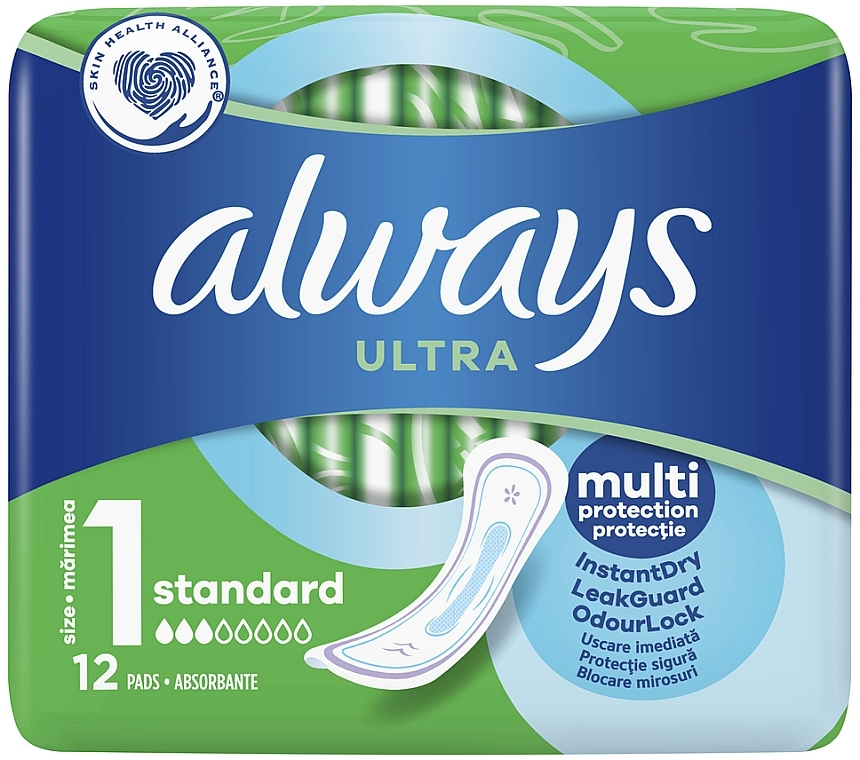 Гігієнічні прокладки, 12 шт. - Always Ultra Standard — фото N1