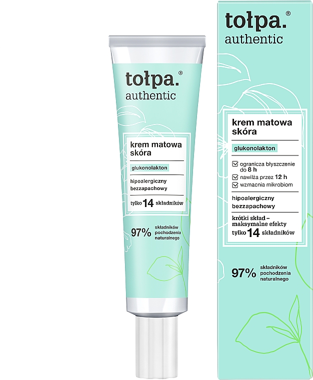 Матирующий крем для лица - Tolpa Authentic Mattifying Cream