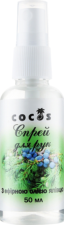 Антисептик для рук с маслом можжевельника - Cocos — фото N1