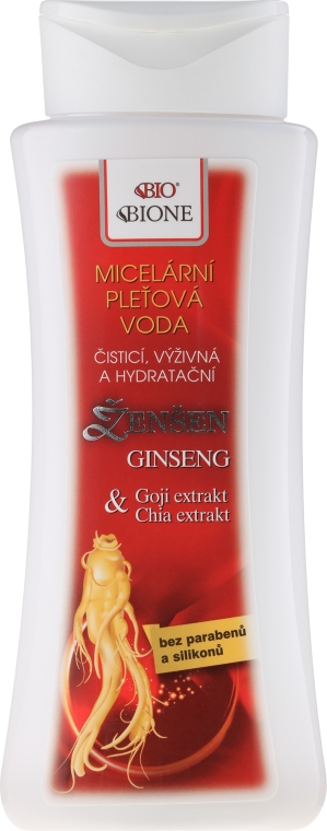 Мицеллярная вода для лица - Bione Cosmetics Ginseng Cleansing Micellar Water