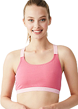 Спортивный бюстгальтер 66117, fushia - U.S. Polo Assn Bra Cross Strapped Soft — фото N3