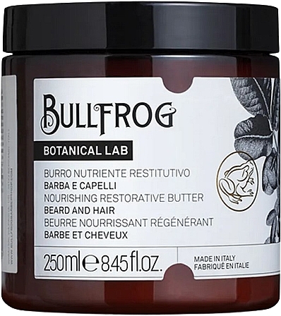 Бальзам-масло для бороди та волосся - Bullfrog Nourishing Restorative Butter — фото N1