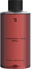 Духи, Парфюмерия, косметика Рефил для аромадиффузора "Гранат + дерево" - Sister's Aroma Pomegranate + Wood Refill
