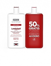 Парфумерія, косметика Набір - Isdin Anti-Hair Loss Lambdapil Shampoo Duo (shm/2x200ml)