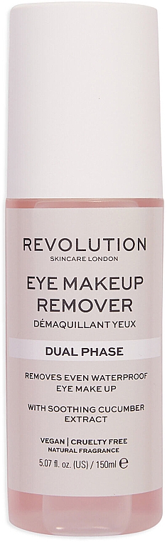 Двухфазное средство для снятия макияжа с глаз - Revolution Skincare Dual Phase Eye Makeup Remover — фото N1