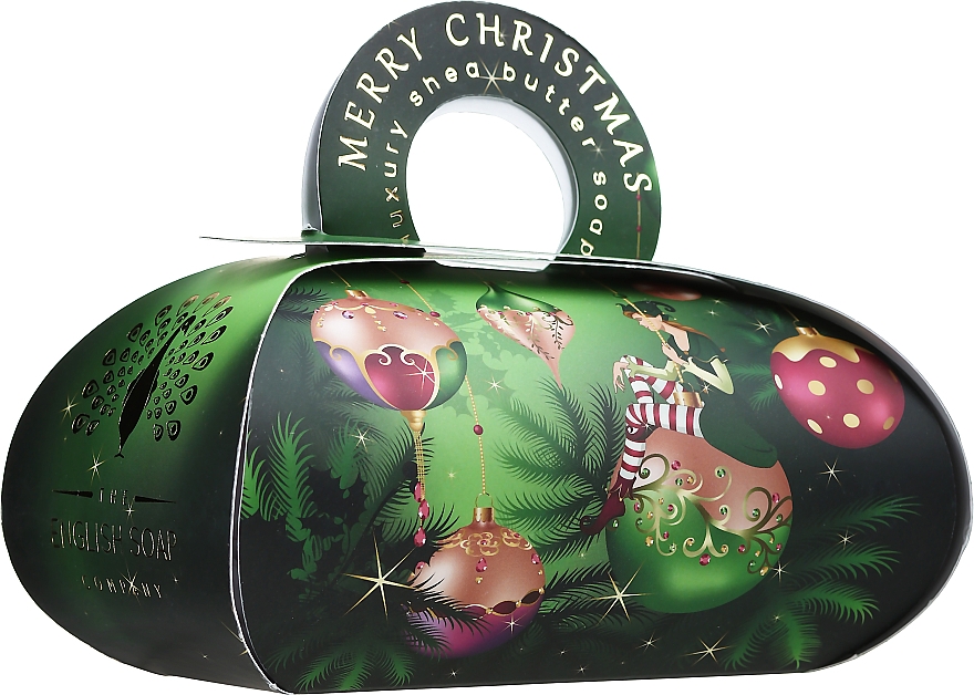 Роскошное подарочное мыло - The English Soap Company Merry Christmas Luxury Shea Butter Soap — фото N1