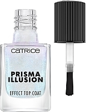 Верхнее покрытие для лака - Catrice Prisma Illusion Effect Galactic Dust Top Coat — фото N1