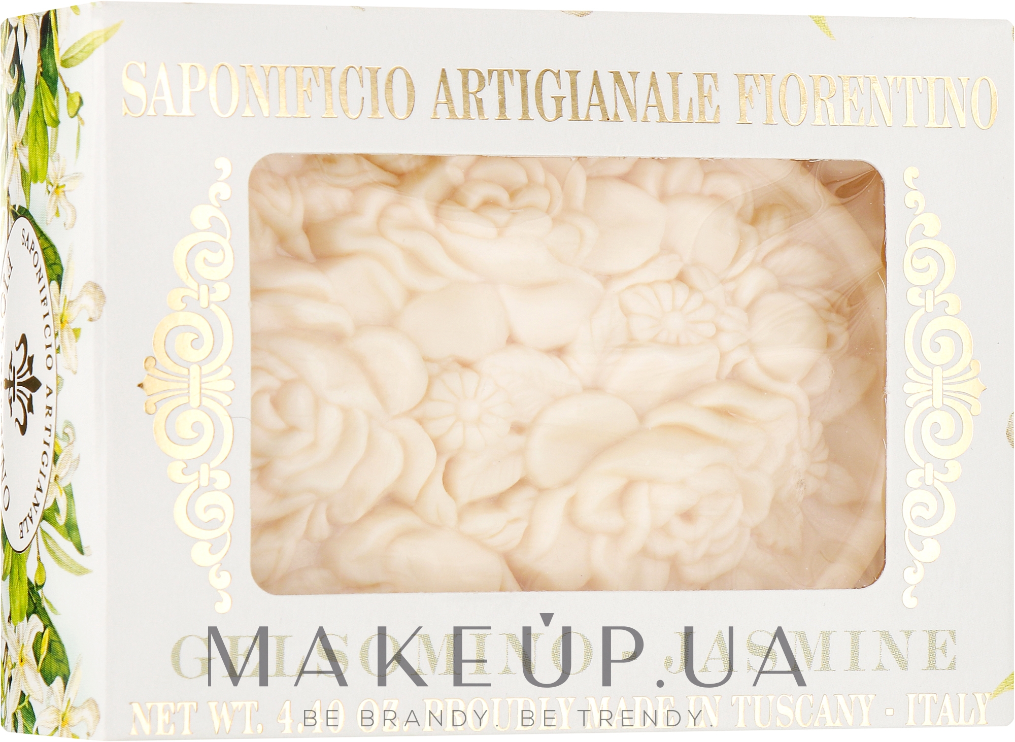 Мило натуральне "Жасмин" - Saponificio Artigianale Fiorentino Botticelli Jasmine Soap — фото 125g