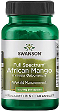 Харчова добавка "Африканське манго", 400 мг - Swanson Full Spectrum African Mango (Irvingia Gabonensis) — фото N1