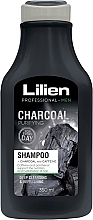 Духи, Парфюмерия, косметика Мужской шампунь с черным углем - Lilien For Men Charcoal Purifying Shampoo 