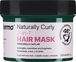 Маска для вьющихся волос 2 в 1 - Ecoderma Naturally Curly 2 In 1 Mask — фото N1