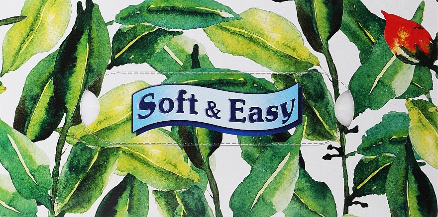 Гігієнічні серветки "Зелене листя" - Soft & Easy Tissue — фото N1
