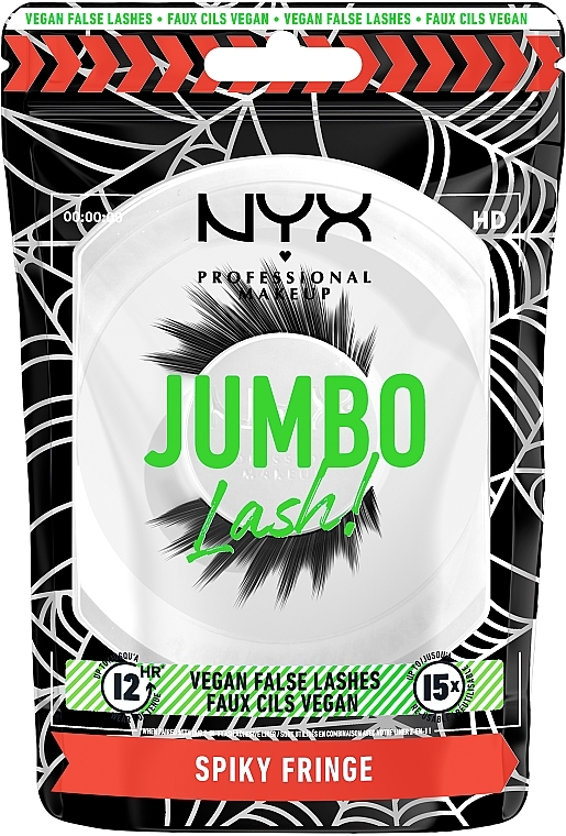 Накладные ресницы - NYX Professional Makeup Halloween Jumbo Lash! Spiky Fringe — фото N1