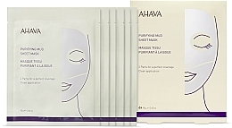 Очищающая тканевая маска для лица - Ahava Purifying Mud Sheet Mask — фото N2