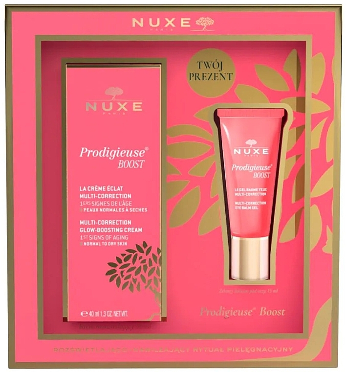  Набор - Nuxe Prodigieuse Boost (f/cr/40ml + eye/cr/15ml) — фото N1