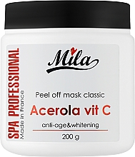Маска альгінатна класична порошкова "Ацерола та вітамін С" - Mila Mask Peel Off Acerola — фото N3