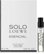 Духи, Парфюмерия, косметика Loewe Solo Loewe Esencial - Туалетная вода (пробник)