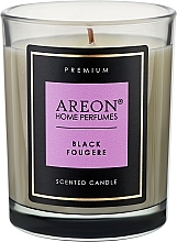 Парфумерія, косметика Ароматична свічка - Areon Home Perfumes Premium Black Fougere Scented Candle