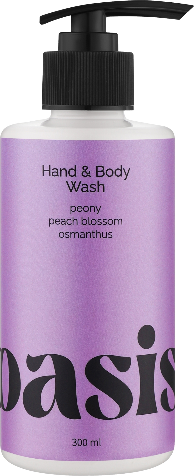 Парфумований гель для душу "Peach Blossom Peony Osmanthus" - Oasis Hand&Body Wash — фото 300ml