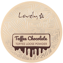 Парфумерія, косметика Шоколадна пудра для обличчя та тіла - Lovely Toffee Chocolate Loose Powder
