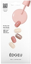 Набір гелевих наліпок для нігтів - Edgeu Perfect Gel Nail Wraps — фото N1