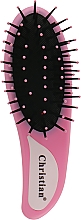 Парфумерія, косметика Гребінець для волосся, CR-4008, рожева - Christian